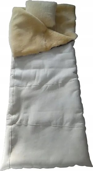 Hálózsák Természetes Merinó Juhbőr +Párna