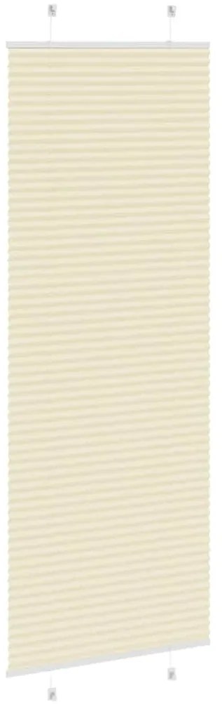 pliszírozott redőny krém 70x200 cm szövetszélesség 69,4 cm