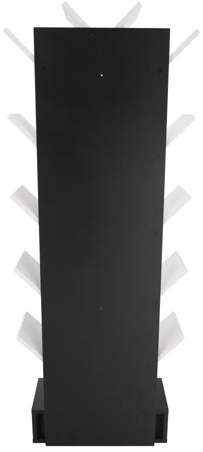 Könyvespolc Veley (fehér + fekete). 1015842