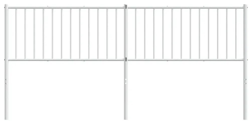 fehér fém fejtámla 193 cm