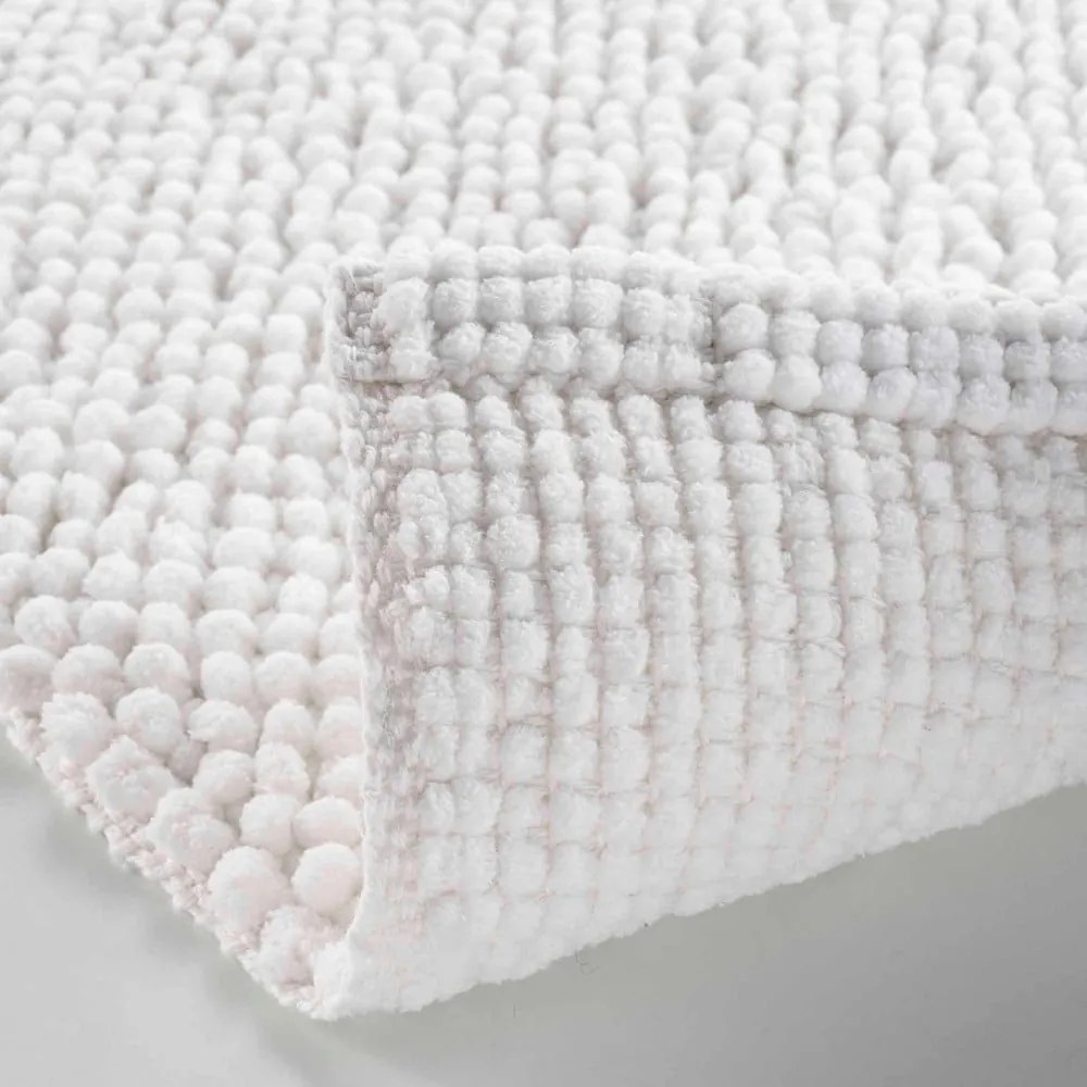 Fehér fürdőszobai kilépő 50x80 cm Yanis – douceur d'intérieur