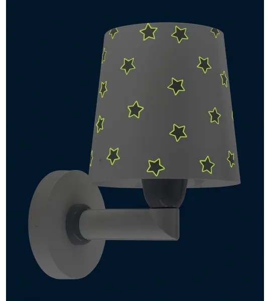Dalber 82219B - Gyermek fali lámpa STAR LIGHT 1xE27/60W/230V fehér