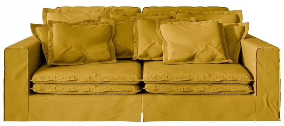 Sárga kanapé 236 cm Nora – Ropez