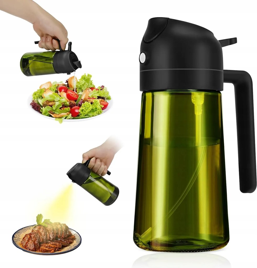 Olajmosó Konyhai Olaj Adagoló Üveg Spray Új Mechanizmus