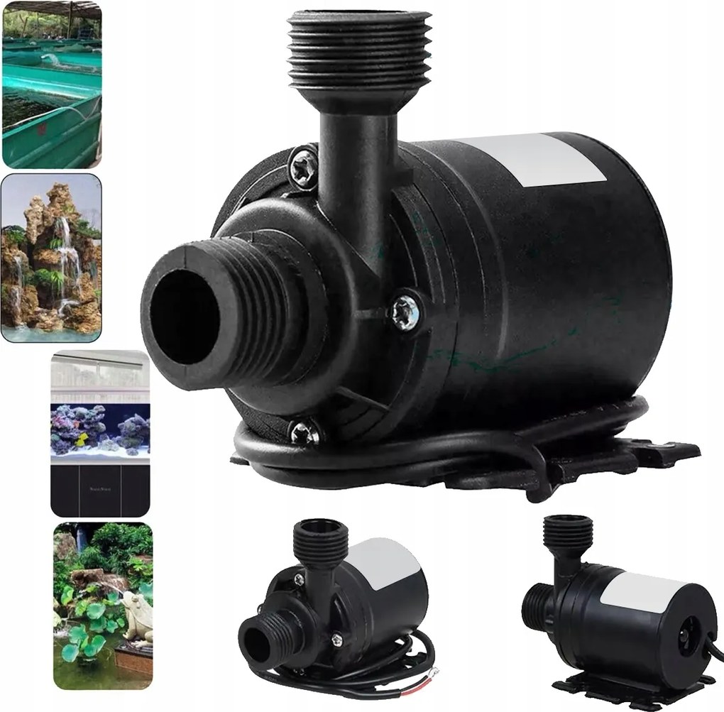 Merülőszivattyú 12 V 800 l/h Kis Szökőkutak Készítéséhez