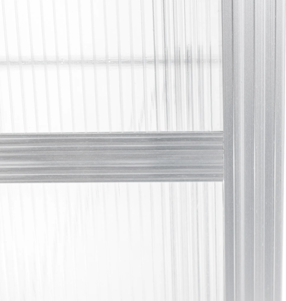 Kerti üvegház, polikarbonát, 190x191,8x219cm , KACEN TYP 2