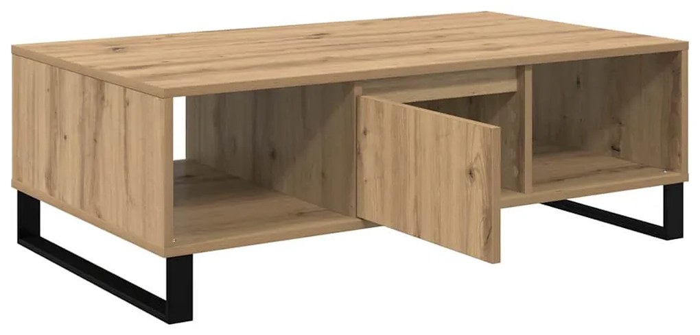 vidaXL Dohányzóasztal Artisan tölgy 104 x 60 x 35 cm Faanyag