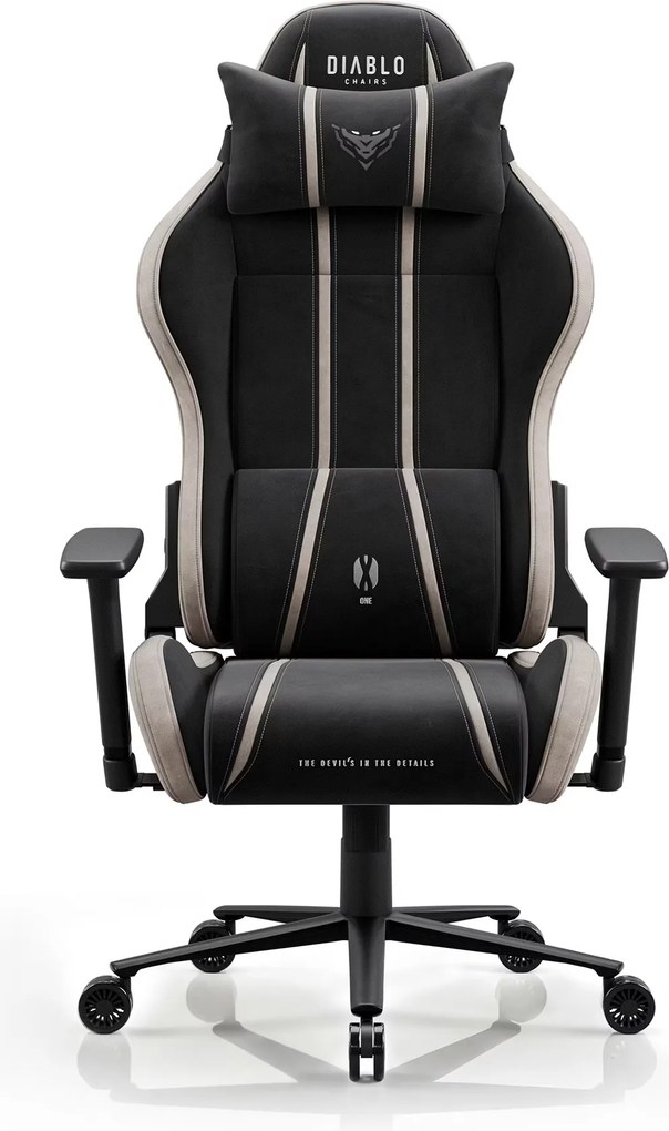 Gamer szék szövet Normal Size, fekete-bézs: Diablo X-One 2.0 Camel Black