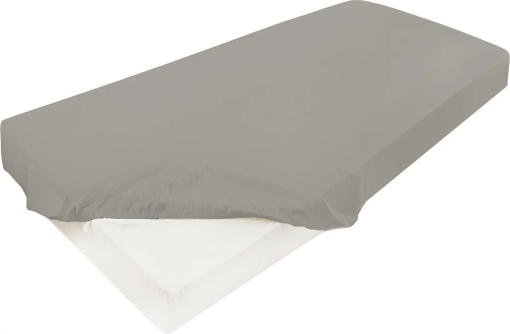 Szatén gumis lepedő Gold 180/190x190/200x25 Szürke