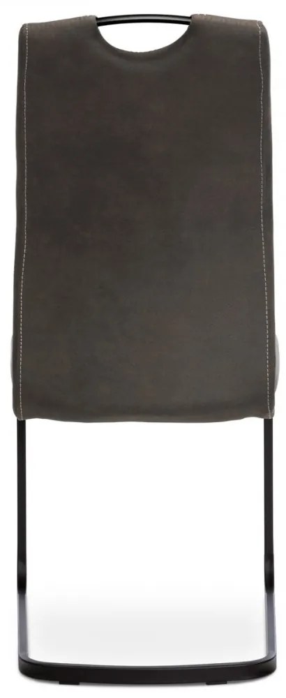 Scaun modern cu bază de sanie gri Dcl-413