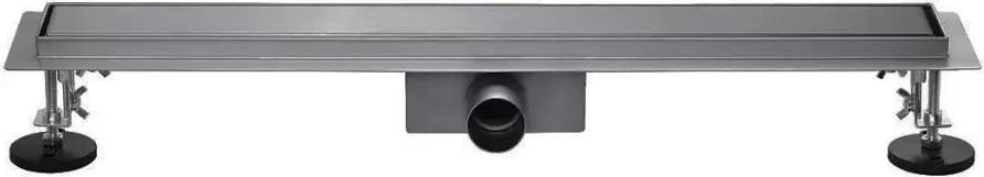 AREZZO design 2in1 800 mm-es rozsdamentes acél folyóka, gunmetal