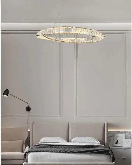 MORETTI MO04591 CIRCLE Kristály Függesztett Lámpa LED IP20