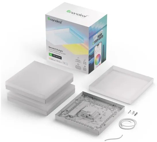 Nanoleaf NF083E00-1SL - 3 darabos készlet LED RGBW, fényerőszabályozható, LED/18W/230V 2700-6500K Wi-Fi