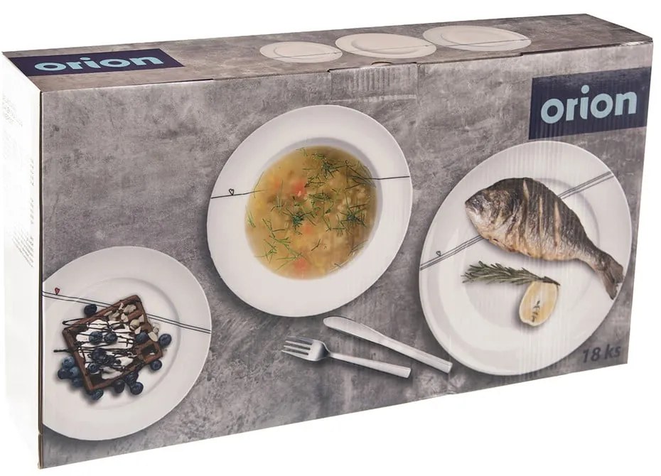 Porcelán étkészlet 18 db-os – Orion