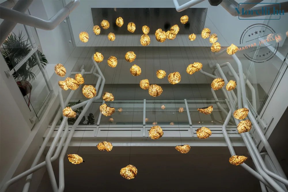 CATELLANI & SMITH CGM35CLVO GOLD MOON Modern Csillár LED IP20