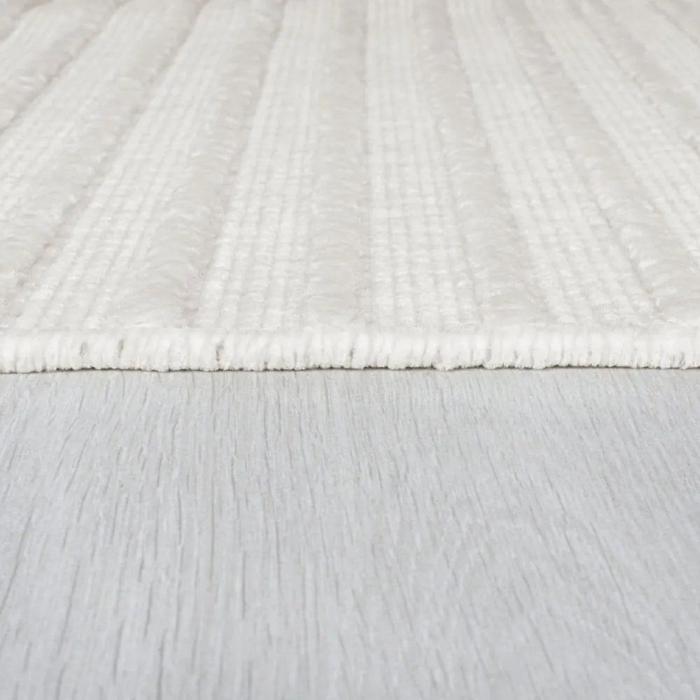 Fehér mosható zsenília szőnyeg 160x240 cm Elton – Flair Rugs