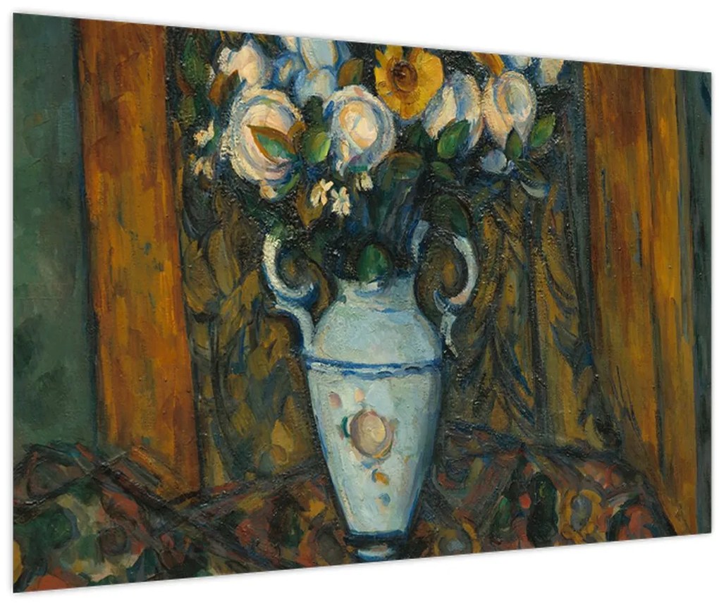 Kép - Paul Cézanne, Vase of Flowers, reprodukciók (90x60 cm)