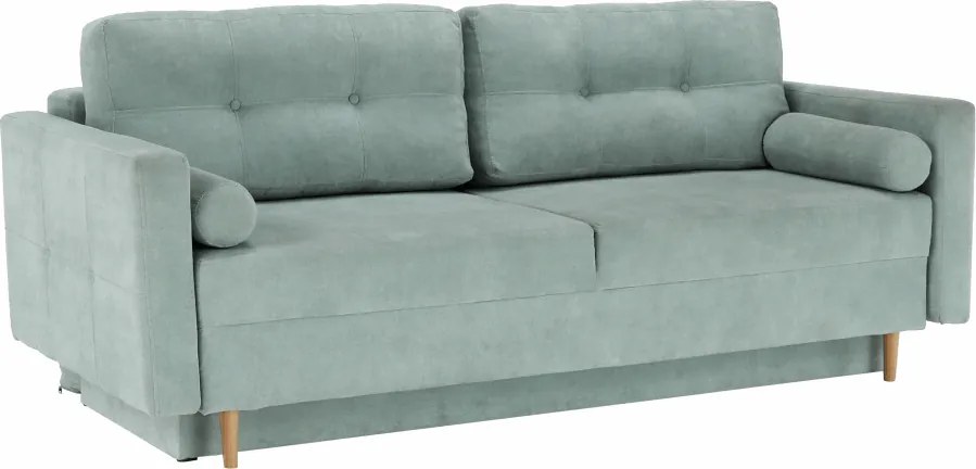 Szófa kinyitható, mentol anyag Queens, AURELIA