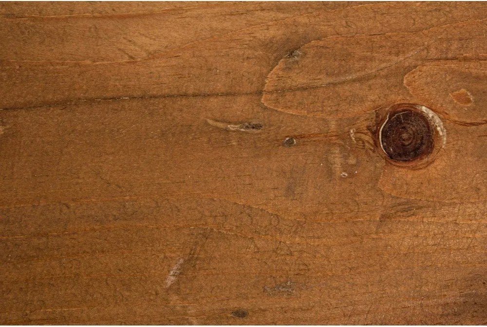 Szürke-natúr színű fém kerek dohányzóasztal ø 90 cm Lancaster – Bizzotto