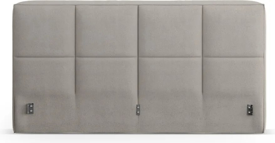 Világosszürke kárpitozott ágytámla 209x100 cm Darren – Micadoni