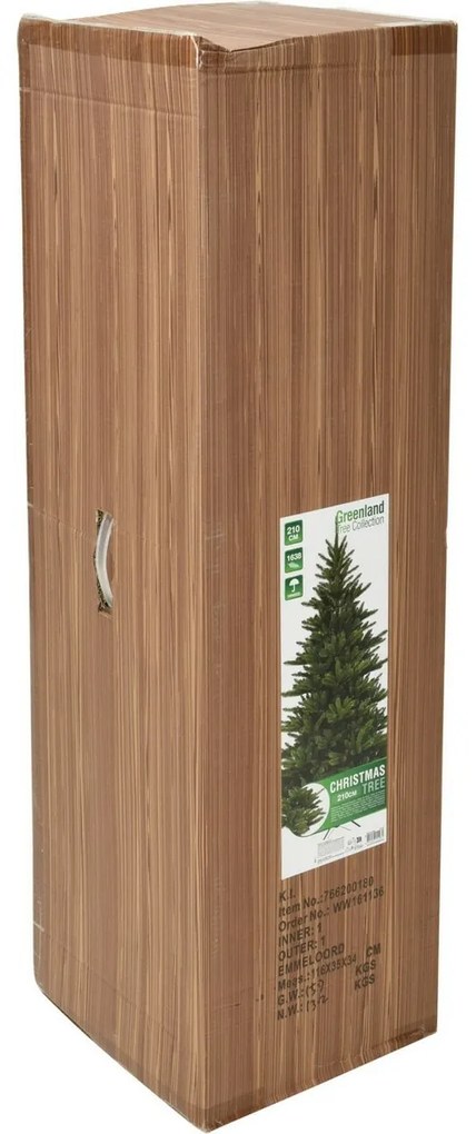 Greenland Karácsonyfa Fenyő, 210 cm, PVC, 210 cm