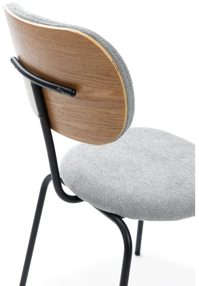 Világosszürke étkezőszék szett 4 db-os Dash – Marckeric