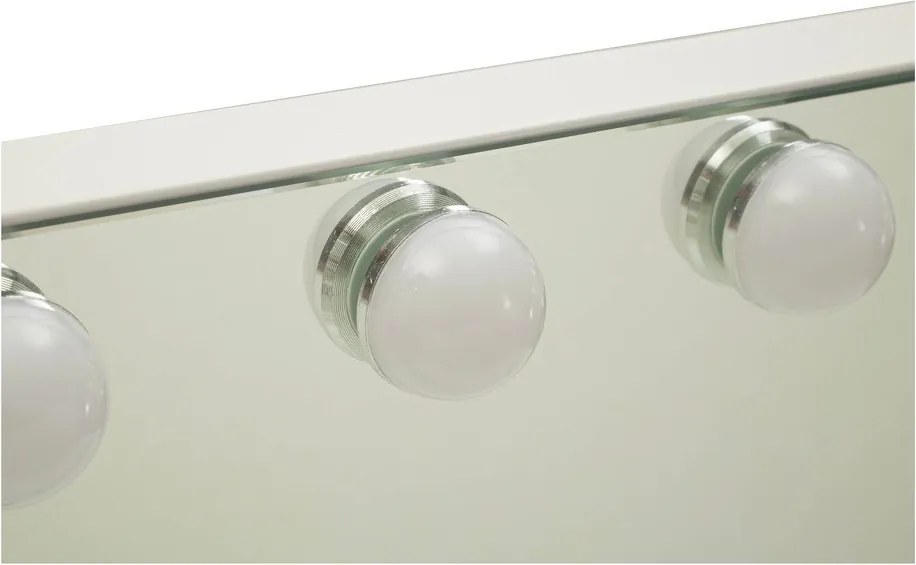 Fali tükör világítással-polccal 55x43 cm Hollywood – Mauro Ferretti