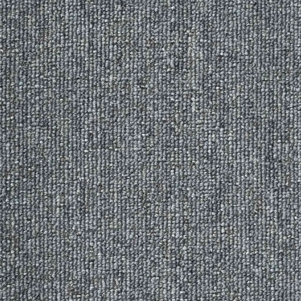 30 db világosszürke és kék lépcsőszőnyeg, téglalap alakú széllel, 65 x 21 x 4 cm