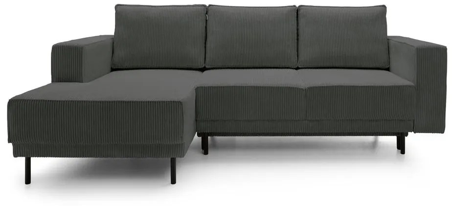 Sarokkanapé Rodriguez mini (B) (szürke + fekete) . 1099131