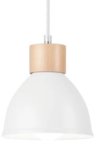 Csillár zsinóron NICO 1xE27/60W/230V fehér