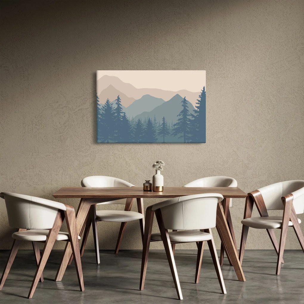 Kép - Türkiz hegység N⁰2 (90x60 cm)