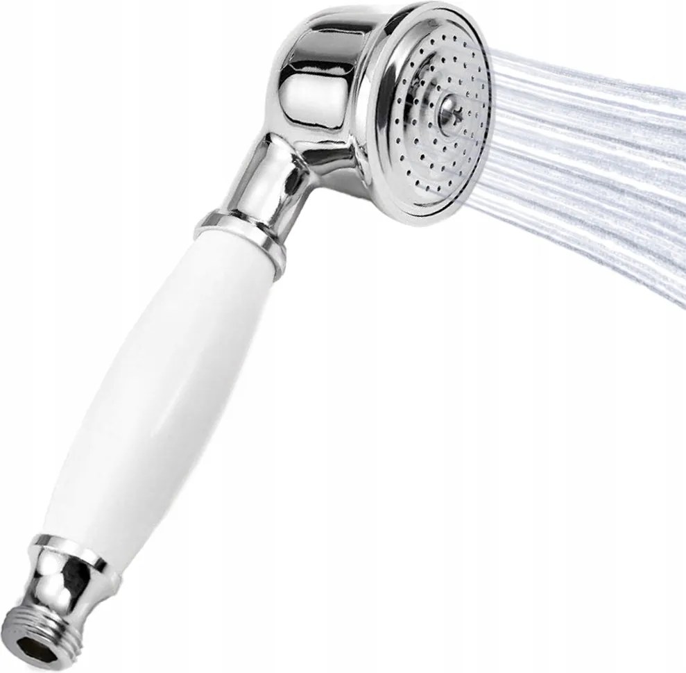 Retro zuhanyfej króm-vagárd sárgarézből