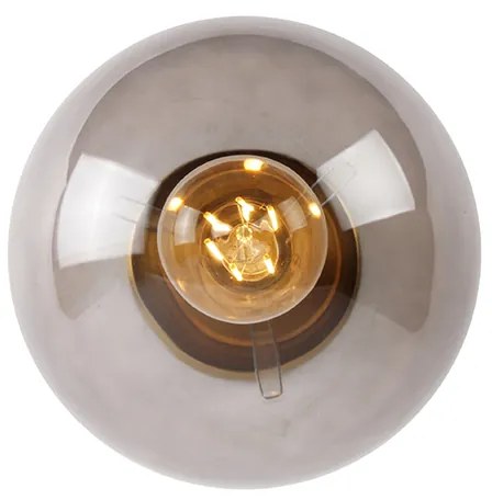 Okos mennyezeti lámpa sárgaréz füstüveggel, WiFi ST64-gyel - Pallon