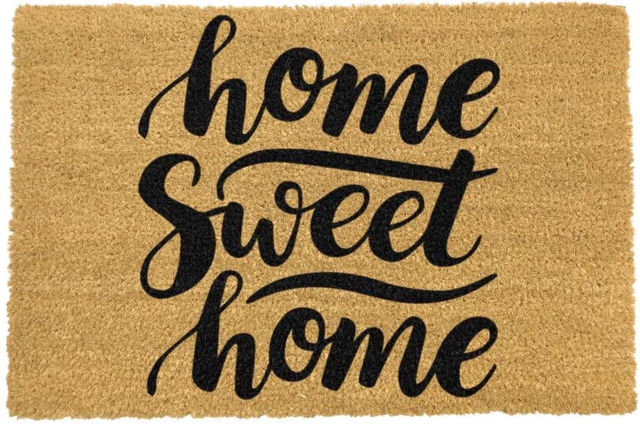 Home Sweet Home természetes kókuszrost lábtörlő, 40 x 60 cm - Artsy Doormats