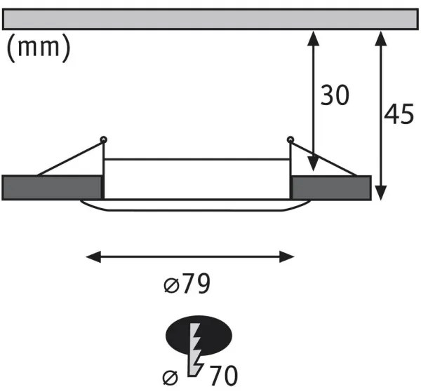Paulmann 92827 - 3x LED/7W dimmelhető beépíthető COIN lámpa 230V készlet