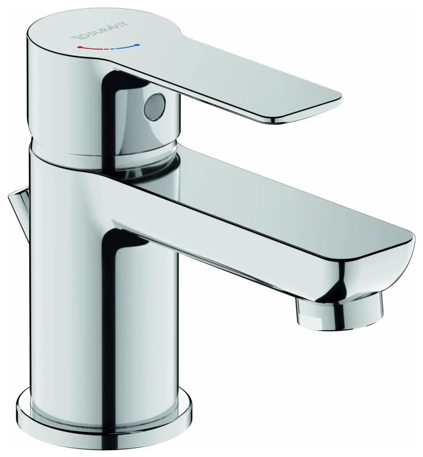 Duravit DC1013001010 - mosdócsaptelep + leeresztő szelep D-CODE fényes króm