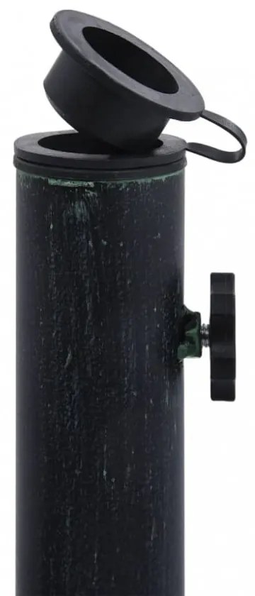 zöld öntöttvas napernyőtalp 9 kg 40 cm