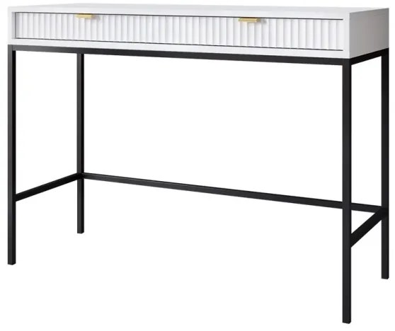 Kisasztal NOVA 77x104 cm fehér/fekete