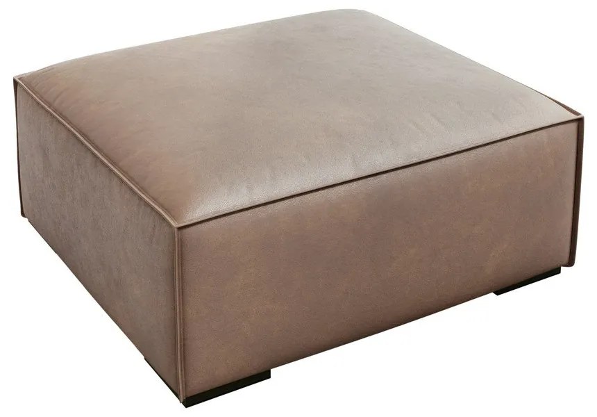 Világosbarna bőr lábtartó Madame – Windsor & Co Sofas