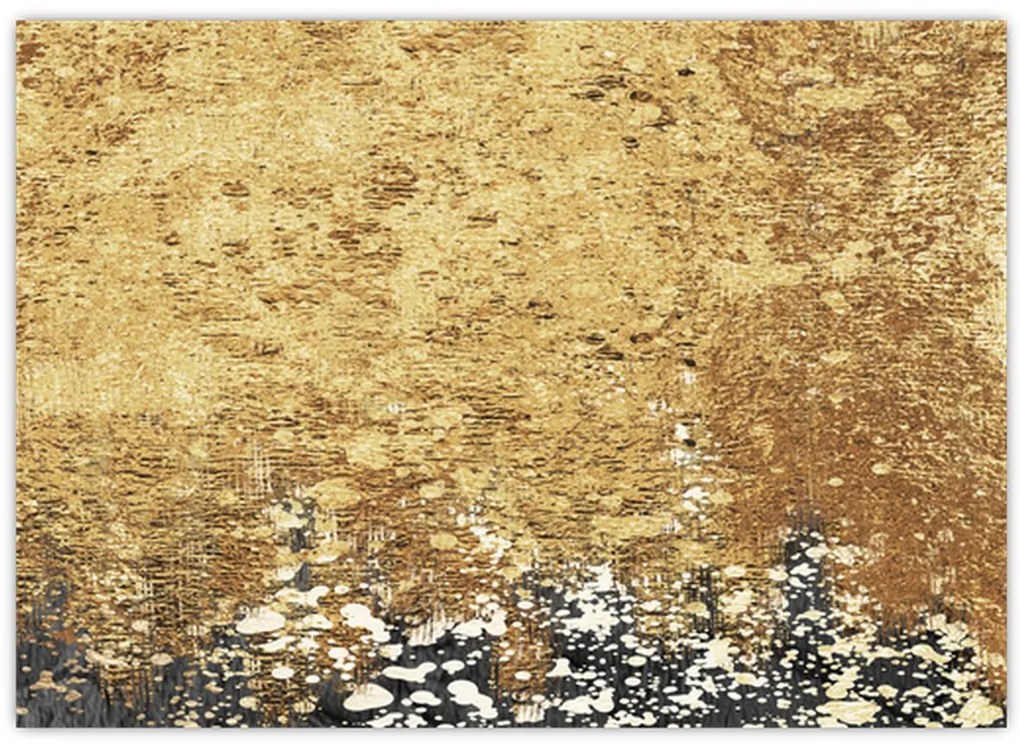 Üveg kép - Arany szerkezet N⁰3 (70x50 cm)