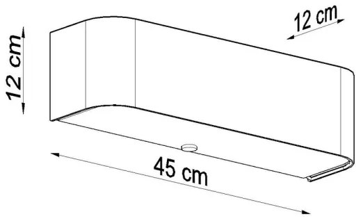Sollux SL.0777 - Fali lámpa LOKKO 2xE14/60W/230V fehér