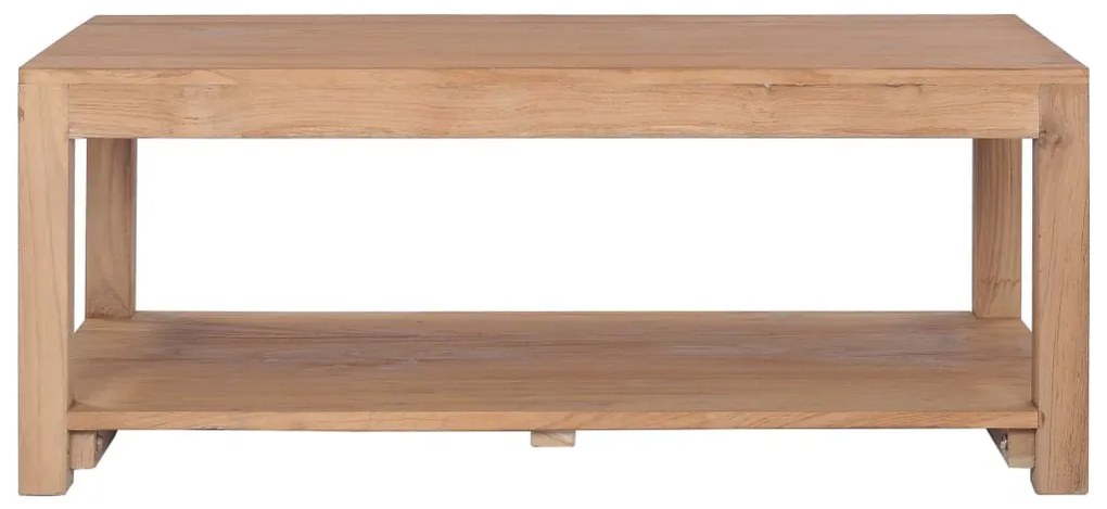 Tömör tíkfa dohányzóasztal 100 x 50 x 40 cm