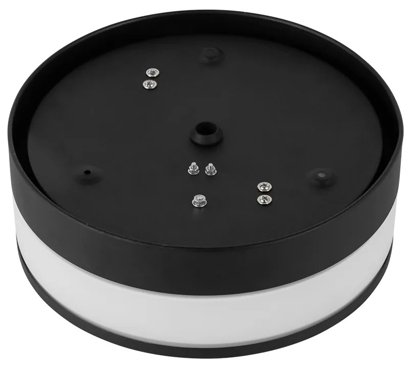 Modern kültéri mennyezeti lámpa fekete 23 cm IP44 - Flavi