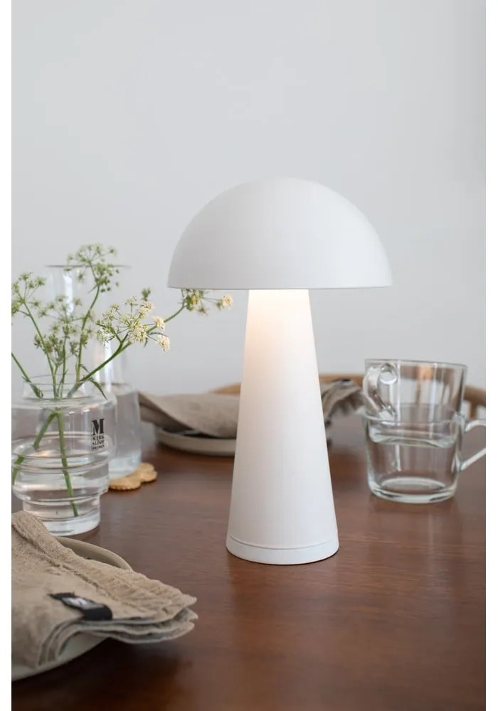Fehér LED asztali lámpa (magasság 26,5 cm) Fungi – Markslöjd