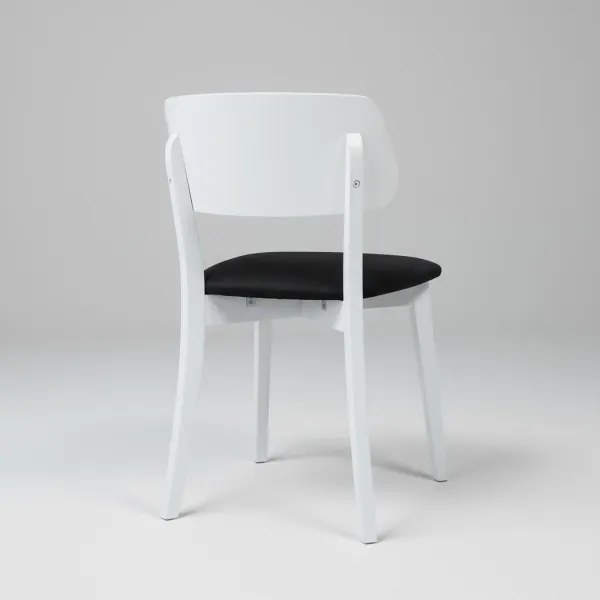 EZRA étkezőszék fehér/fekete