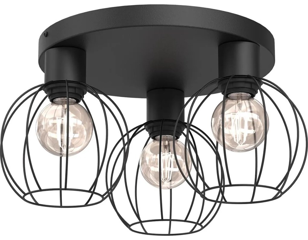 Spotlámpa LAPS 3xE27/15W/230W fekete