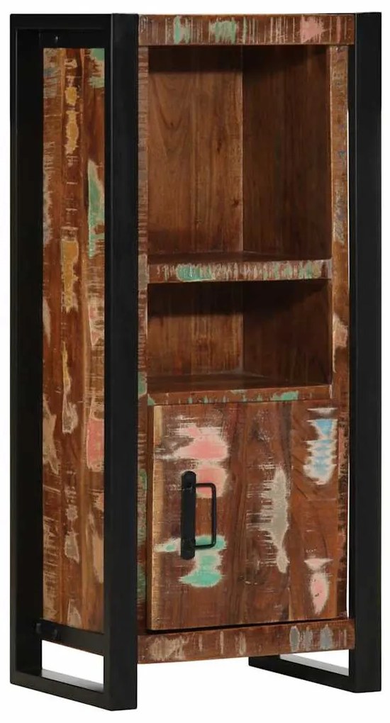 Fürdőszoba szekrény 40x30x90 cm tömörfa, újrahasznosított fa