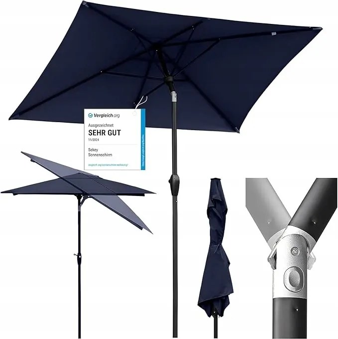 Kerti napernyő Sekey kék 210 x 227 cm