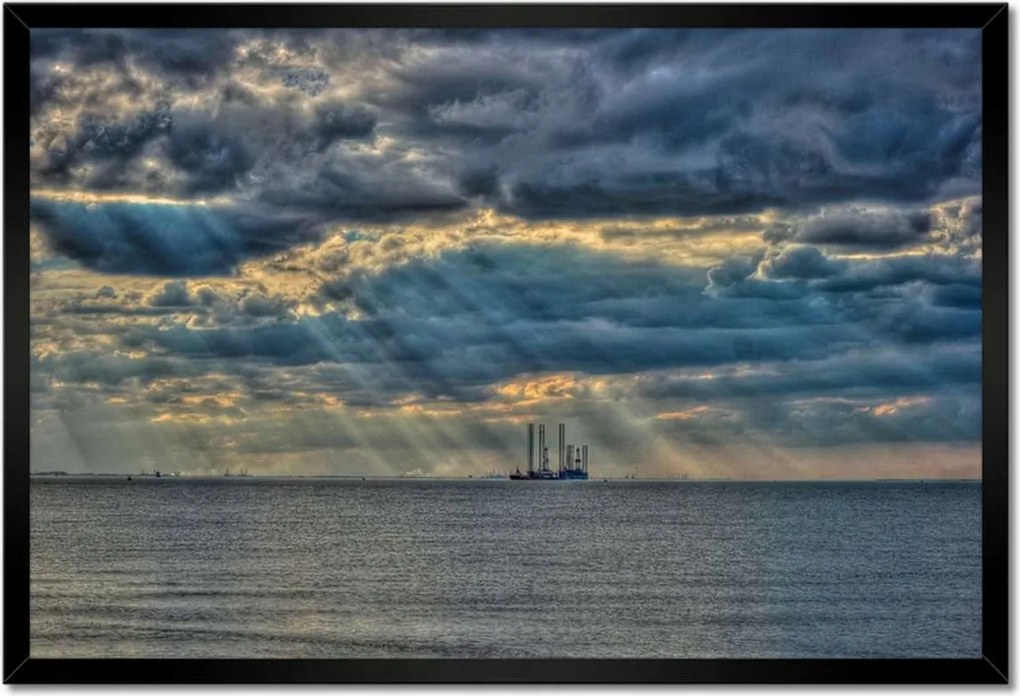 Poszterek keretben 60x40 Sugárzó égbolt