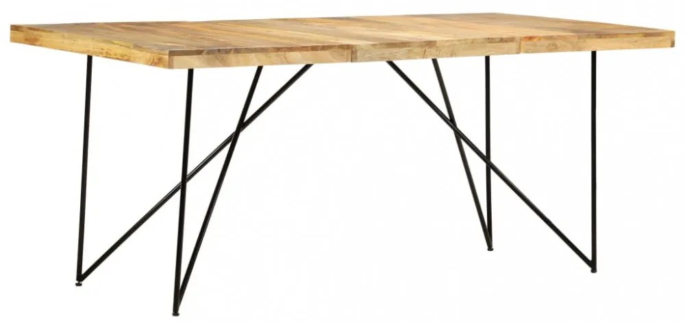 tömör mangófa étkezőasztal 180 x 90 x 76 cm